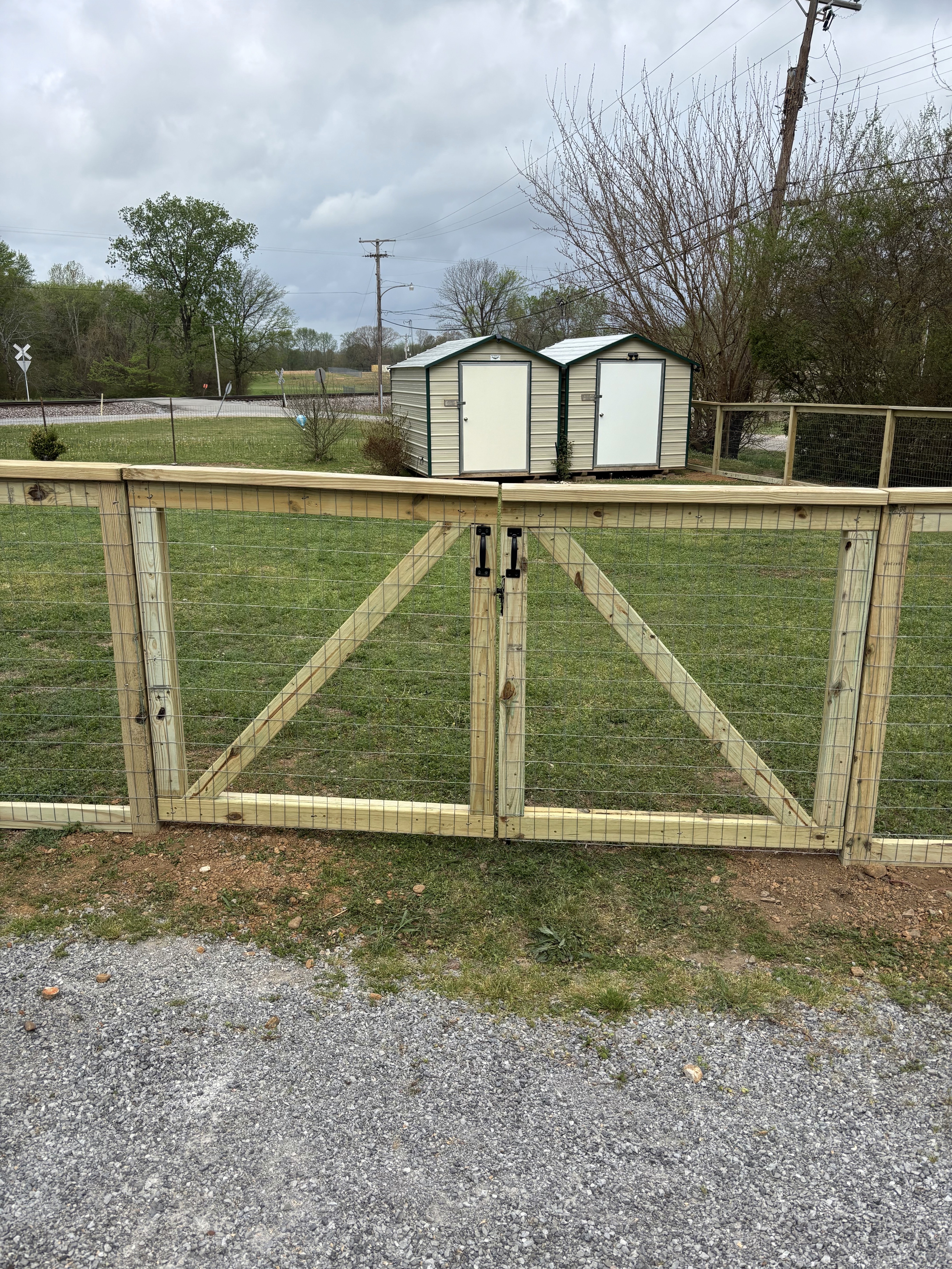 Completed Cornerstone fence gate project