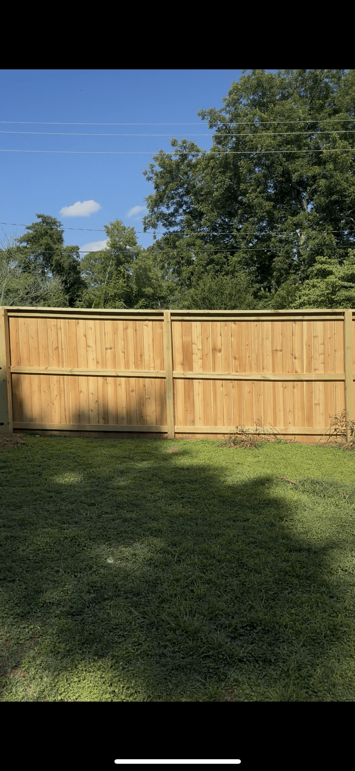 Completed Cornerstone custom fence gate
